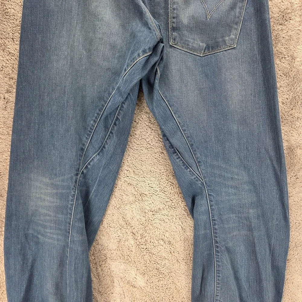 Vintage Levis Engineered Jeans Mens 33x34 Blue Twisted Buckle Back One Pocket